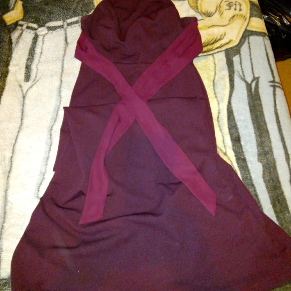 Women's formal sleeveless dress.